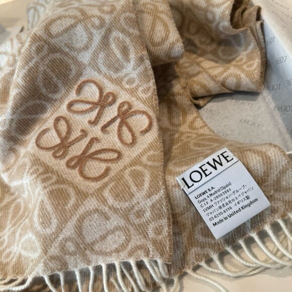 💖✨Loewe logo winter scarf - Picture 3 of 5